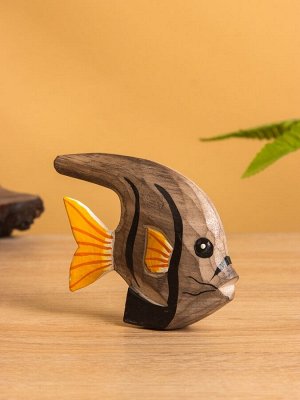 Сувенир «Экзотическая рыбка», 10x2x8 см, дерево