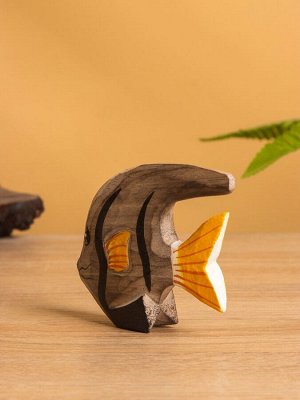 Сувенир «Экзотическая рыбка», 10x2x8 см, дерево