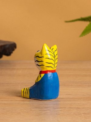 Сувенир «Тигренок», 3x4x6 см, дерево