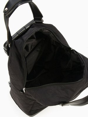 Сумка дорожная Bagsland на колёсах, чёрная