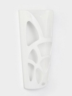 Корзина для пакетов IDEA «Геометрия», пластик, 18x9x35 см, белая
