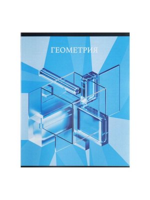 Тетрадь предметная, 48 листов в клетку, Calligrata, «Школьный стиль. Геометрия»