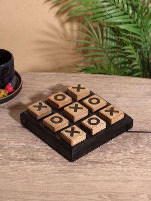 Настольная игра «Крестики-нолики», 16.5x16.5 см, манговое дерево