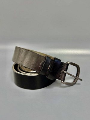 Ремень мужской натуральная кожа черный