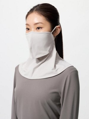 UNIQLO - защитная маска для лица с эффектом охлаждения и УФ-защитой - 02 LIGHTGRAY