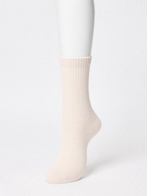 UNIQLO - комплект женских носков в рубчик (3 пары) - 17 RED