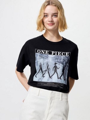 UNIQLO UT - футболка с принтом “One Piece” из коллекции UT Archive - 09 BLACK