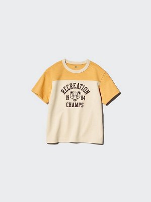 UNIQLO AIRism - футболка с дизайном Color Block - 32 BEIGE