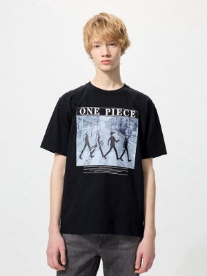 UNIQLO UT - футболка с принтом “One Piece” из коллекции UT Archive - 09 BLACK