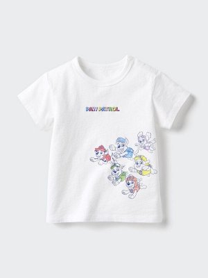 UNIQLO UT - футболка с героями "Щенячьего патруля" - 00 WHITE