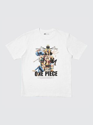UNIQLO UT - футболка с принтом “One Piece” из коллекции UT Archive - 00 WHITE