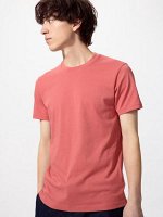 UNIQLO - однотонная футболка унисекс с круглым вырезом - 13 RED