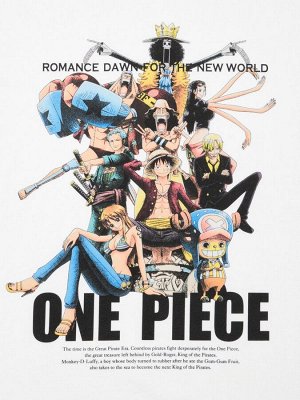 UNIQLO UT - футболка с принтом “One Piece” из коллекции UT Archive - 00 WHITE