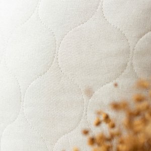 Подушка "Лен" 48*68 (600гр)на молнии,силикон.волокно,стег,сумка,лен 40%, хлопок 60%