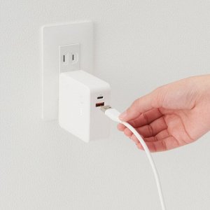 MUJI Soft USB Cable 1m (USB-A to USB-C) – мягкий USB-кабель, устойчивый к запутыванию