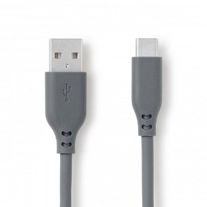 MUJI Soft USB Cable 1m (USB-A to USB-C) – мягкий USB-кабель, устойчивый к запутыванию