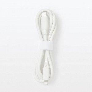 MUJI Soft Lightning Cable 1m (USB-C to Lightning) – мягкий кабель Lightning с поддержкой PD 20W