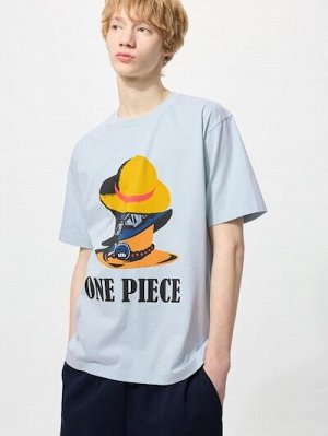 UNIQLO UT - футболка с принтом “One Piece” из коллекции UT Archive - 60 LIGHTBLUE