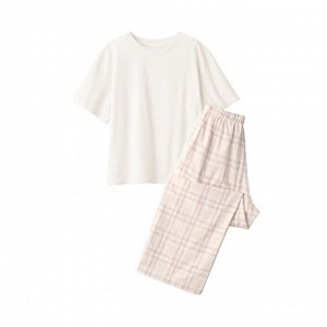 MUJI Double Gauze Roomwear Set – женский комплект для дома из джерси и марлевой ткани