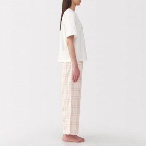 MUJI Double Gauze Roomwear Set – женский комплект для дома из джерси и марлевой ткани