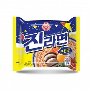 Лапша быстрого приготовления со вкусом грибов "Джин Рамен Jin Ramen" (Mild) 120г