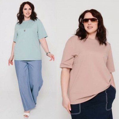 Prima Linea. Базовые блузки и футболки. Есть Size+