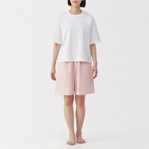 MUJI Seersucker Half Pants – женские шорты из жатого хлопка
