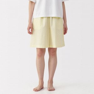 MUJI Seersucker Half Pants – женские шорты из жатого хлопка
