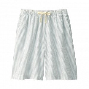 MUJI Seersucker Half Pants – женские шорты из жатого хлопка