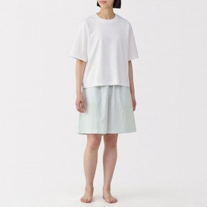 MUJI Seersucker Half Pants – женские шорты из жатого хлопка