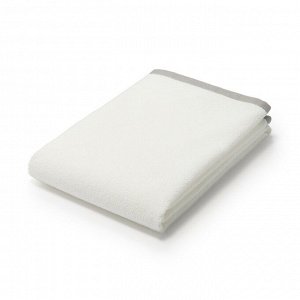 MUJI Bath Towel with Colored Edges – махровое полотенце с цветной каймой