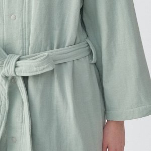 MUJI Gauze Pile Bath Gown – банный халат из марлевой и махровой ткани с капюшоном