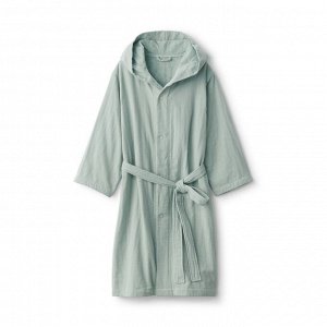MUJI Gauze Pile Bath Gown – банный халат из марлевой и махровой ткани с капюшоном