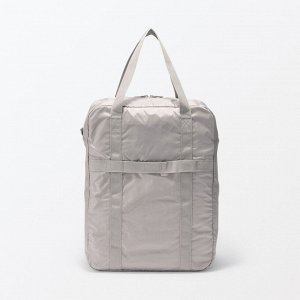 MUJI Foldable Water-Repellent Vertical Boston Bag – складная вертикальная сумка с водоотталкивающей пропиткой (32 литра)
