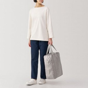 MUJI Foldable Water-Repellent Vertical Boston Bag – складная вертикальная сумка с водоотталкивающей пропиткой (32 литра)