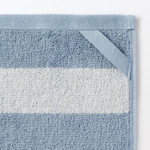 MUJI Thick Pile Hand Towel with Loop (Patterned) – махровое полотенце с петелькой