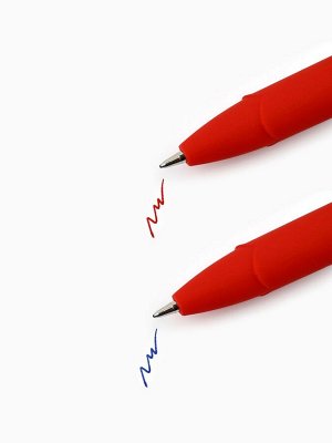 Ручка гелевая «Самый лучший учитель в мире», 2 шт., синяя и красная паста