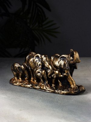 Фигурка полистоун «Семья слонов», 12x26x7 см