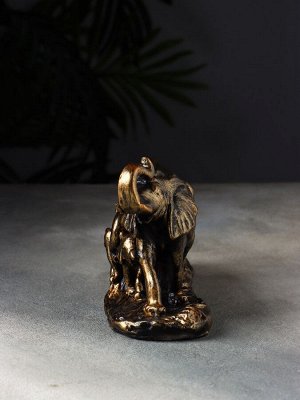 Фигурка полистоун «Семья слонов», 12x26x7 см