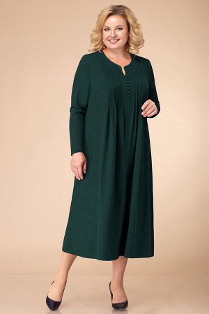 Платье Linia-L Б-1744 зеленое
