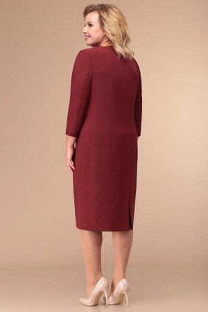 Платье Linia-L Б-1757 оттенки красного