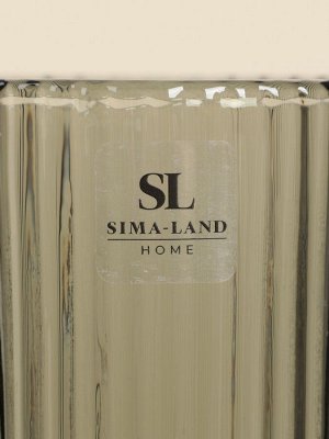 Бокалы для шампанского SL Home «Модерн», 150 мл, 5.5x18.5 см, набор 2 шт., стекло, графитовые