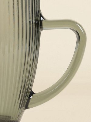 Кувшин SL Home «Модерн», 1.2 л, 19.5x13x18.5 см, стекло, графитовый