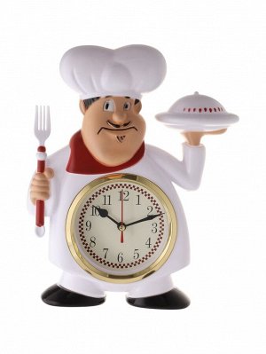Часы настенные, серия: Кухня, "Кушать подано", плавный ход, 22 х 28 см