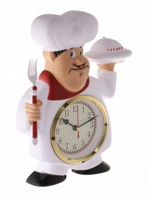 Часы настенные, серия: Кухня, "Кушать подано", плавный ход, 22 х 28 см