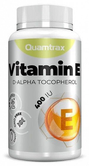 Витамин Е Quamtrax Vitamin E 400iu - 60 гел.капс