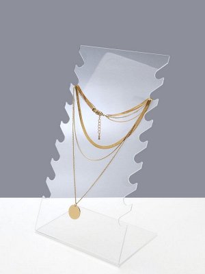Подставка для кулонов, цепочек, браслетов, 15x10x28 см, оргстекло 2 мм