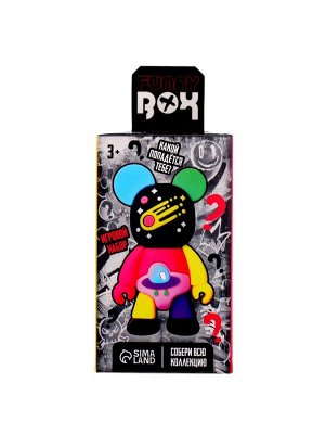 Игрушка - сюрприз Funny box «Мишки»: детский брелок, наклейки, карточка