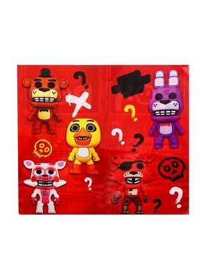 Игрушка - сюрприз Funny box «Страшный мишка»: детский брелок, наклейки, карточка, цвет МИКС