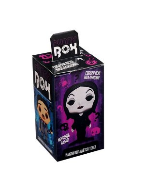 Игрушка - сюрприз Funny box «Мрачная семейка»: детский брелок, наклейки, карточка